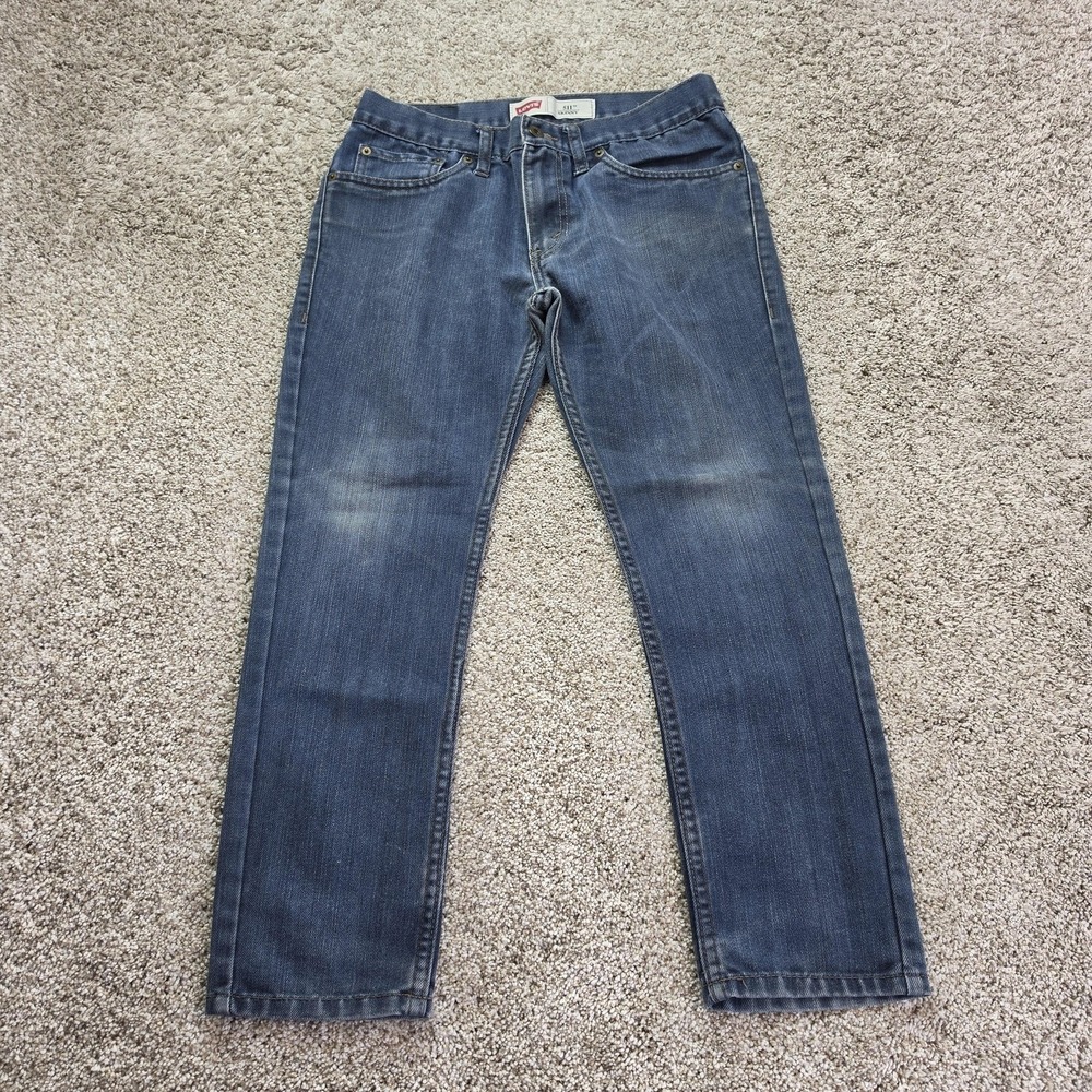Levis 511 Skinny‎ Jeans Boys 10 Husky 30x26 Blue Medium Wash Slim Stretch Denim